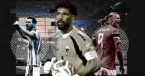 Messi (L), Vozinha (M), and Haaland (R) have been named in the World Cup Team of the Tournament