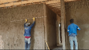 Ghanaian migrants are earning a living from plastering jobs in Libya