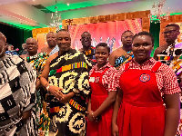 The Ga Mantse among some of the stakeholders during the event