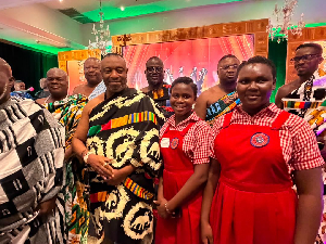 The Ga Mantse among some of the stakeholders during the event
