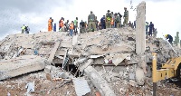 14 people died and several others were maimed when the six-storey Melcom shopping mall collapsed