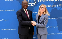 Minister of Finance, Dr Ato Forson and World Bank's Managing Director for Operations, Anna Bjerde