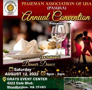 A flyer of the social gathering organised by PASUSA