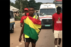 Seidu Rafiwu walked for 4 days