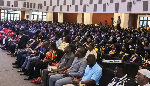 Some of the graduates at the ceremony