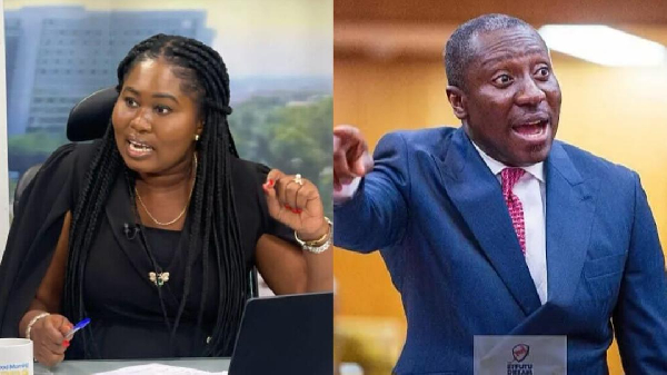 Beatrice Annan (L) labels Afenyo-Markin's (R) style of closing remarks as haphazard style