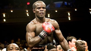 Ghana's former World Champion,  Joshua Clottey