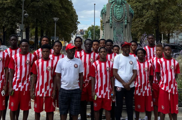 Kenpong Football Academy impresses on first European tour