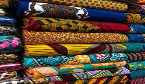 File photo: Ghanaian print frabics