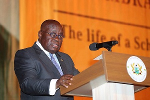 President Akufo-Addo speaking at the 20th Anniversary Remembrance Ceremony of Dr. Limann