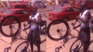 Ghanaian Cyclist Joseph Nii Quaye Cvcvvvc