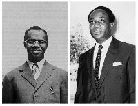 Dr. Kofi Abrefa Busia and Dr. Kwame Nkrumah