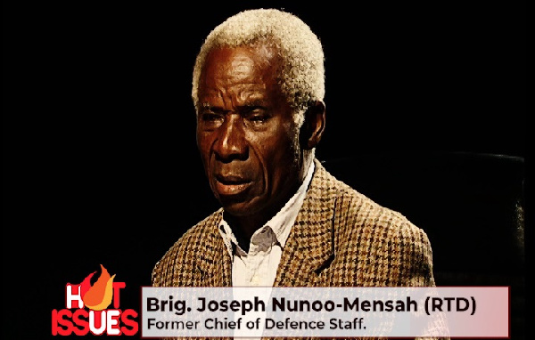 Former Chief of Defence Staff of the Ghana Armed Forces, Joseph Nunoo Mensah, Brigadier (retired)