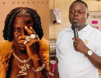 Stonebwoy (L)  and Japhet Festus Gbede (R)