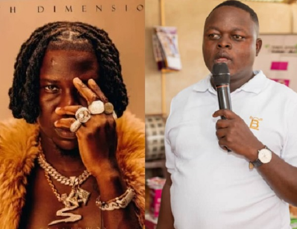 Stonebwoy (L)  and Japhet Festus Gbede (R)