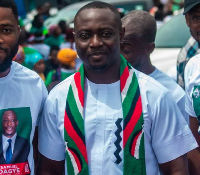 Samuel Aboagye, the declared winner of the Obuasi East parliamentary election