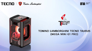 Image displaying one of the designs introduced by TECNO and Tonino Lamborghini