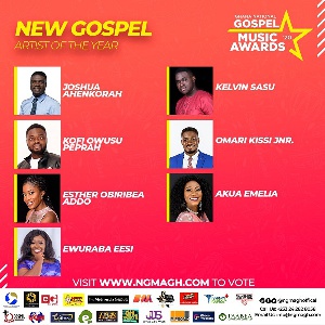 Ewuraba Eesi has been nominated in the New Gospel Artiste of the year category