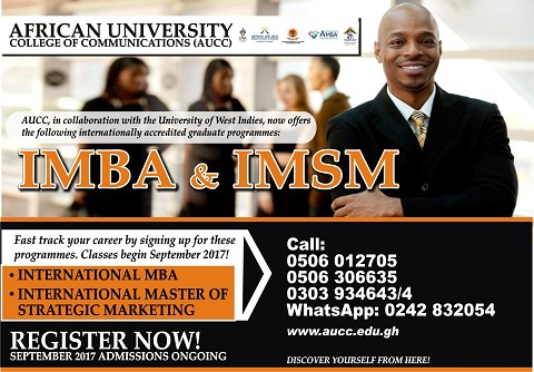 The Business School is affiliated to University of Ghana and GIMPA