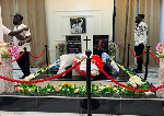 PHOTOS: Lumba's tomb finally unveiled after backlash over private East Legon burial