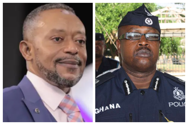 Rev. Owusu-Bempah [L] and COP Kofo Boakye (Rtd)