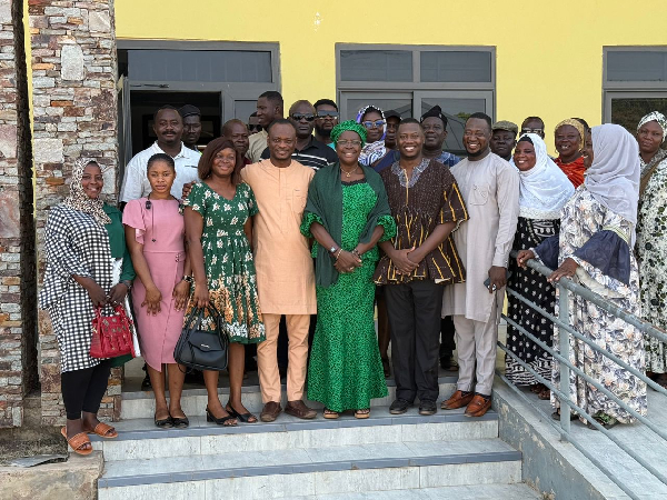 The delegation, together with the MP, paid a courtesy call on the Kpembewura