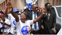 UDC supporters were celebrating as the results came in overnight