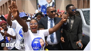 UDC supporters were celebrating as the results came in overnight