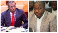 A photo collage of Alexander Afenyo-Markin (L) and Mahama Ayariga
