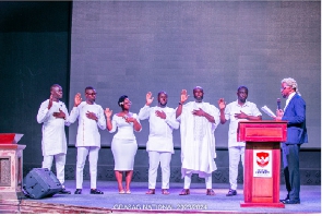 National Executives taking the oath of office