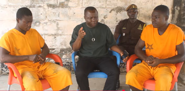 Bernard Gartey, 23, and his elder brother, Emmanuel Gartey, 25 are currently serving in prison