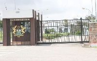 Entrance of the Peduase Presidential Lodge