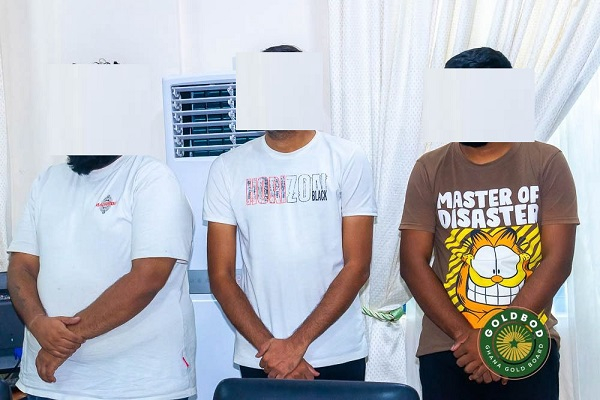 The suspects were arrested at their private residence around Atinga Junction in Kumasi