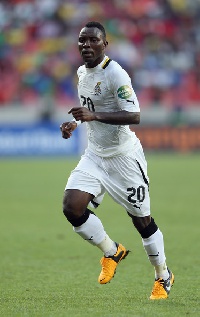 Ghana midfielder Kwadwo Asamoah