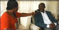 Dr. Obed Yao Asamoah speaking during an interview