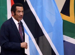 Ian Khama was president of Botswana for 10 years from 2008