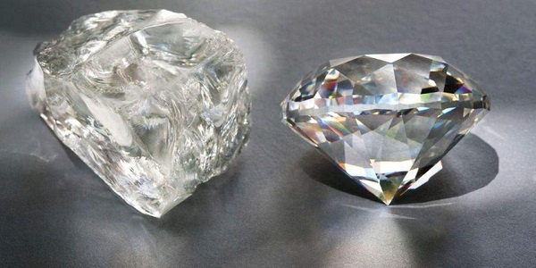 A file photo of diamonds