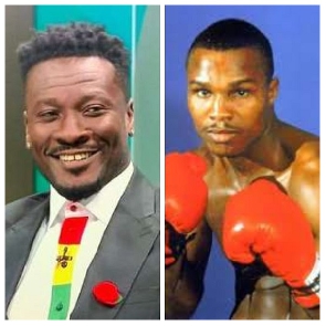 Ike Quartey and Asamoah Gyan