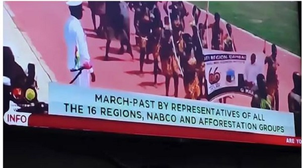 The alleged NABCO trainees at the 66th independence day