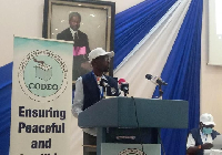 Sheikh Arimiyawo Shaibu at a 2020 CODEO event