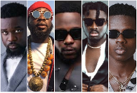 From L to R: Sarkodie, M.anifest, Medikal, Amerado, and Strongman Burner