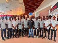 The Black Sharks squad and team officials