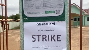 Ghana Card NIA Staff Strike 