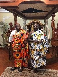 Togbi Sri III and Otumfuo Osei Tutu II