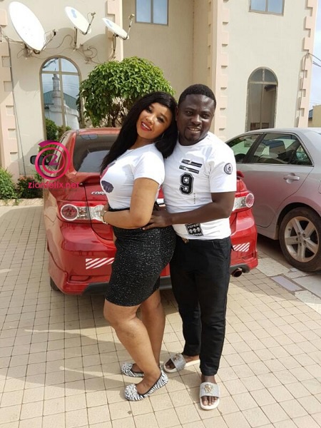 Gospel musician Samuel Opoku  and wife