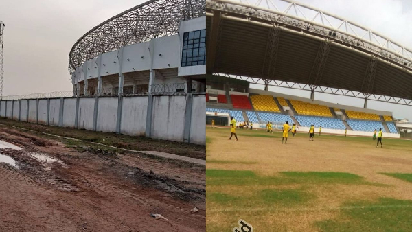 The Essipong (L) and Cape Coast (R) stadiums are to be revived