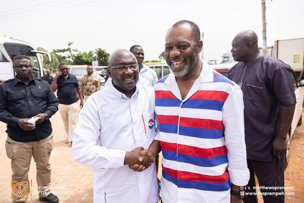 Dr Matthew Opoku Prempeh (Right) was running mate to Dr Mahamudu Bawumia in the 2024 elections