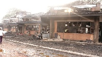 File photo: A gas explosion that claimed several lives at La in Accra.