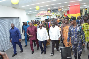 President Akufo Addo And Kwaku Ofori Asiamah, Minister Of Transport 