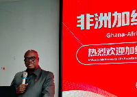 Kojo Bonsu speaking at a summit